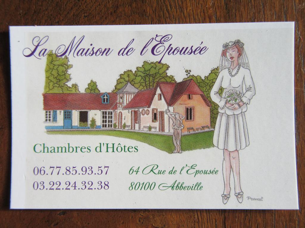 La Maison De L'Epousee B&B Abbeville Kültér fotó